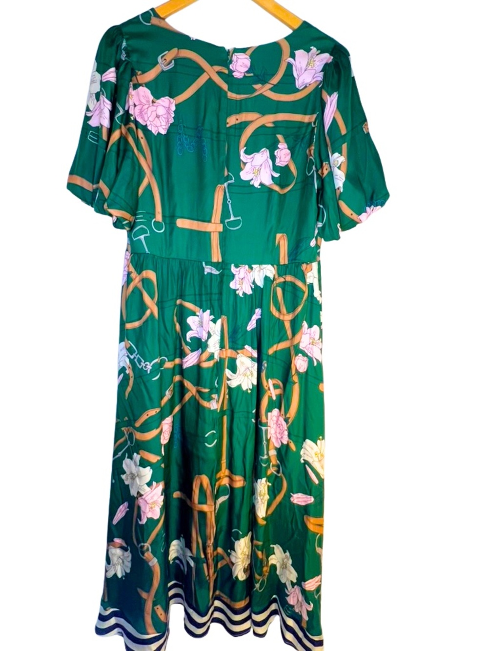 Vineyard Vines Kentucky Derby Scarf Maxi Dress - Picture 5 of 9